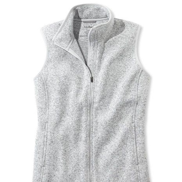 L.L. Bean Jackets & Blazers - L.L. Bean Sweater Fleece Vest Gray XS
